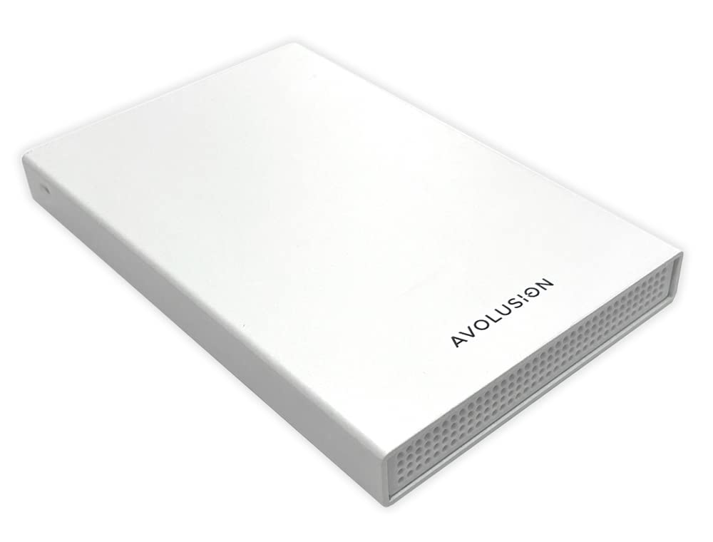 2TB USB 3.0 Portable External Gaming Hard Drive White H8018