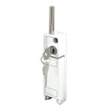 White Sliding Patio Door Keyed Bolt Lock Z81010