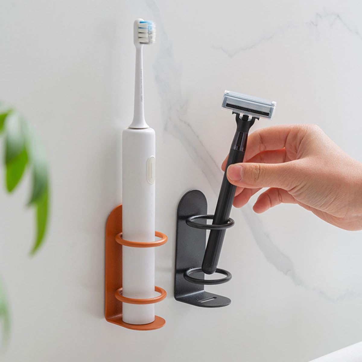 2 Pack Wall Hanging Electric Toothbrush Holder P95659