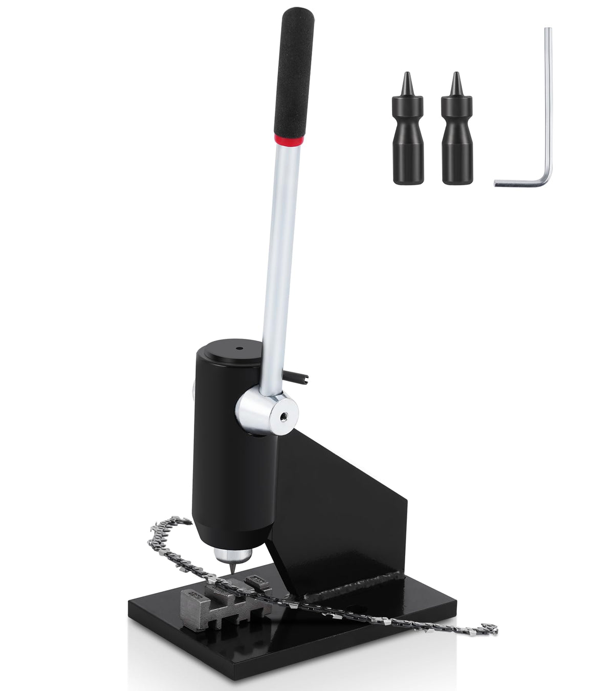Chainsaw Chain Breaker Repair Tool with Two Punches and One Base M379285