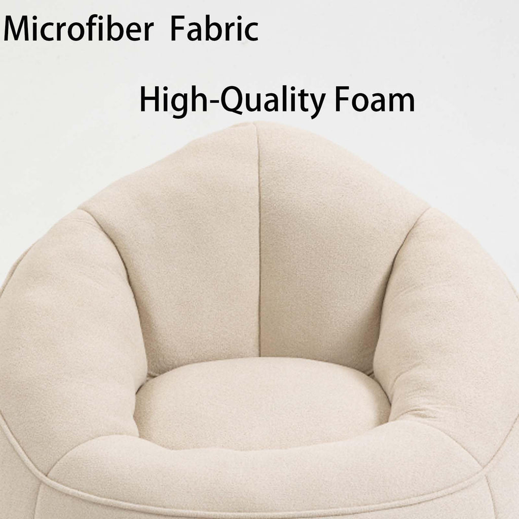 Memory Foam Bean Bag Chair with Footrest I3386
