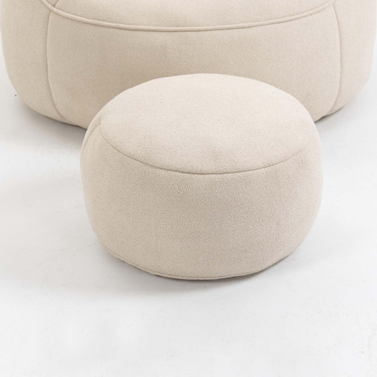 Memory Foam Bean Bag Chair with Footrest I3386