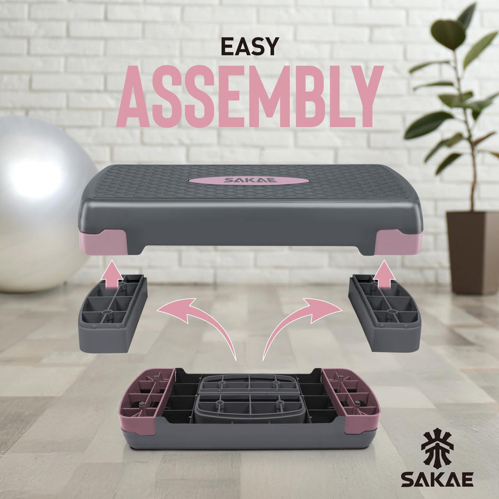 Adjustable Stepper Set with Dumbbells M27808