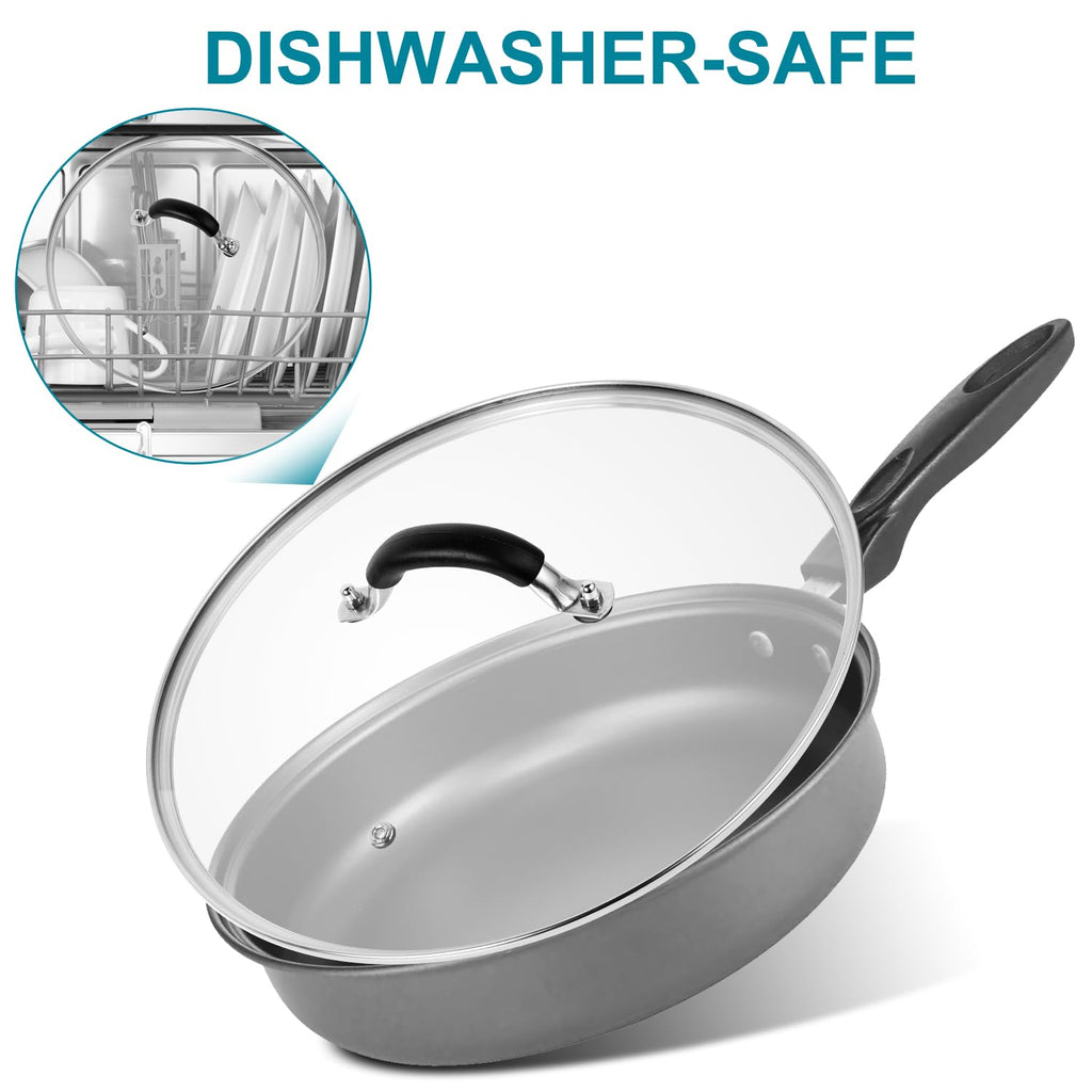 10.25 Inch Tempered Glass Lid with Steam Vent F49778