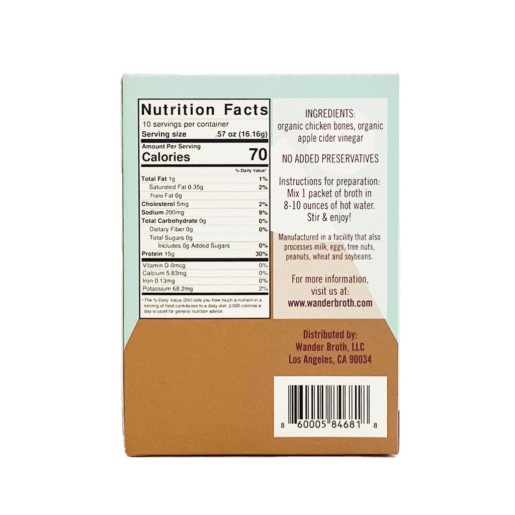 Organic Chicken Bone Broth 10 Pack I17524