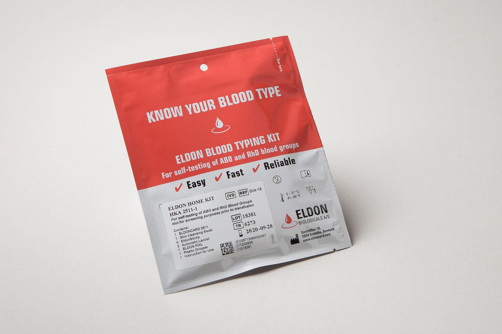 Blood Typing Kit, 2 Test Pack A1970