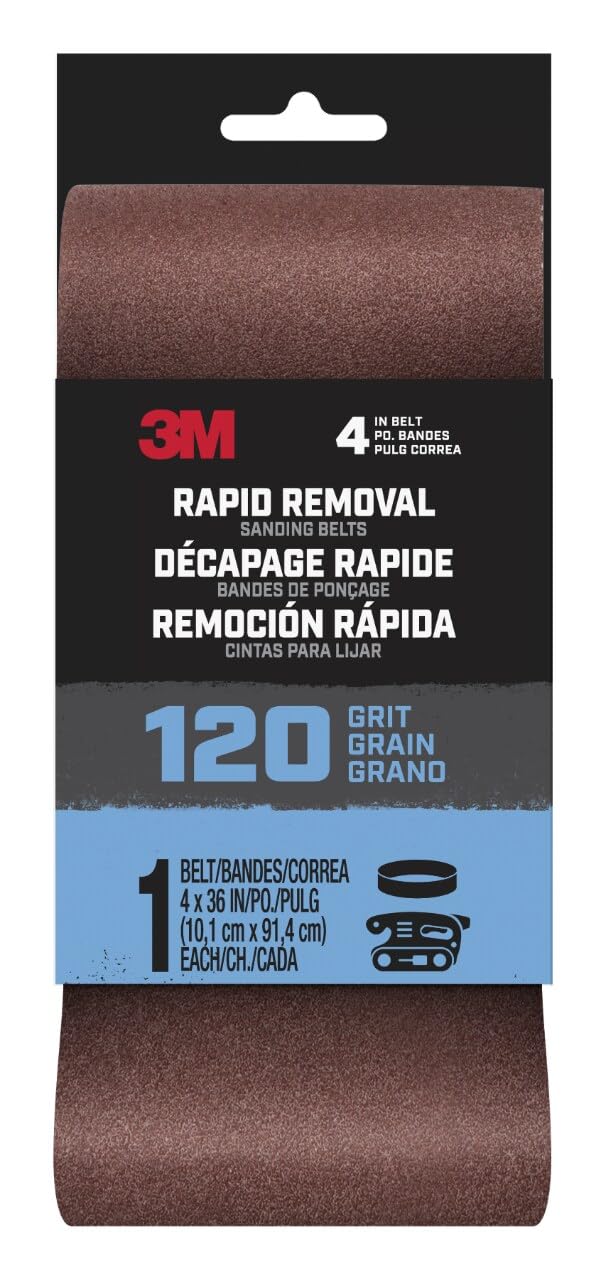 4x36 120 Grit Power Sanding Belt F822635