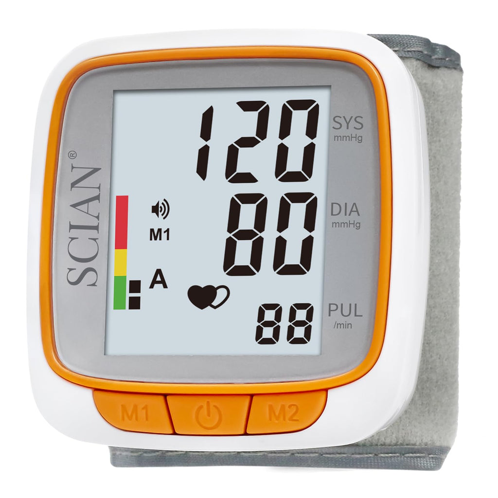 Automatic Wrist Blood Pressure Monitor with Voice Broadcast P980309