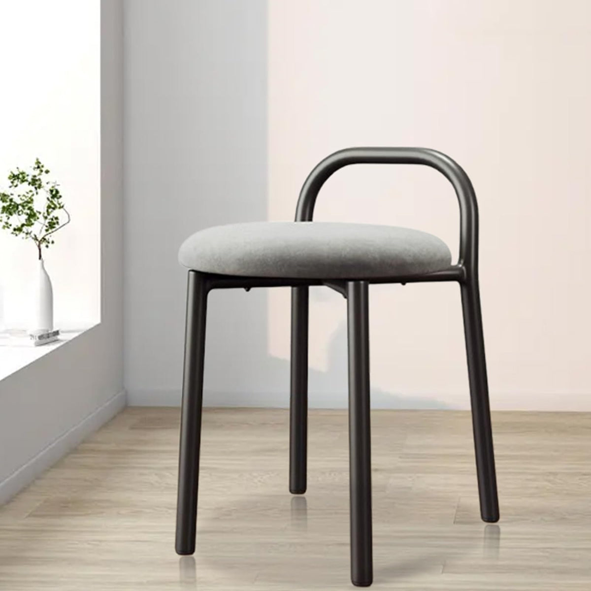 Grey 22in Stacking Metal Bar Stools C4255