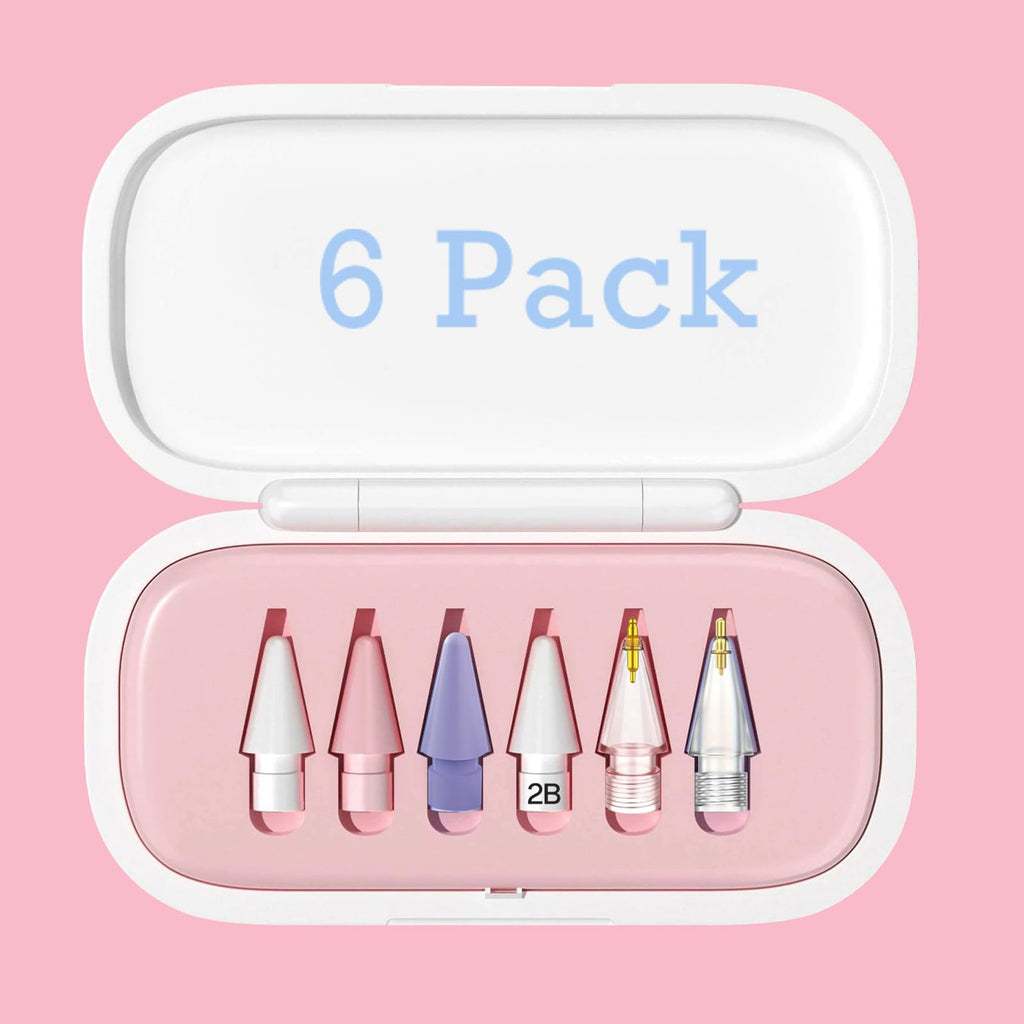 6 Pack Replacement Pencil Tips with Case O992923