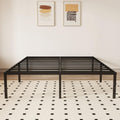 Queen 18 Inch Metal Platform Bed Frame, Black B279862