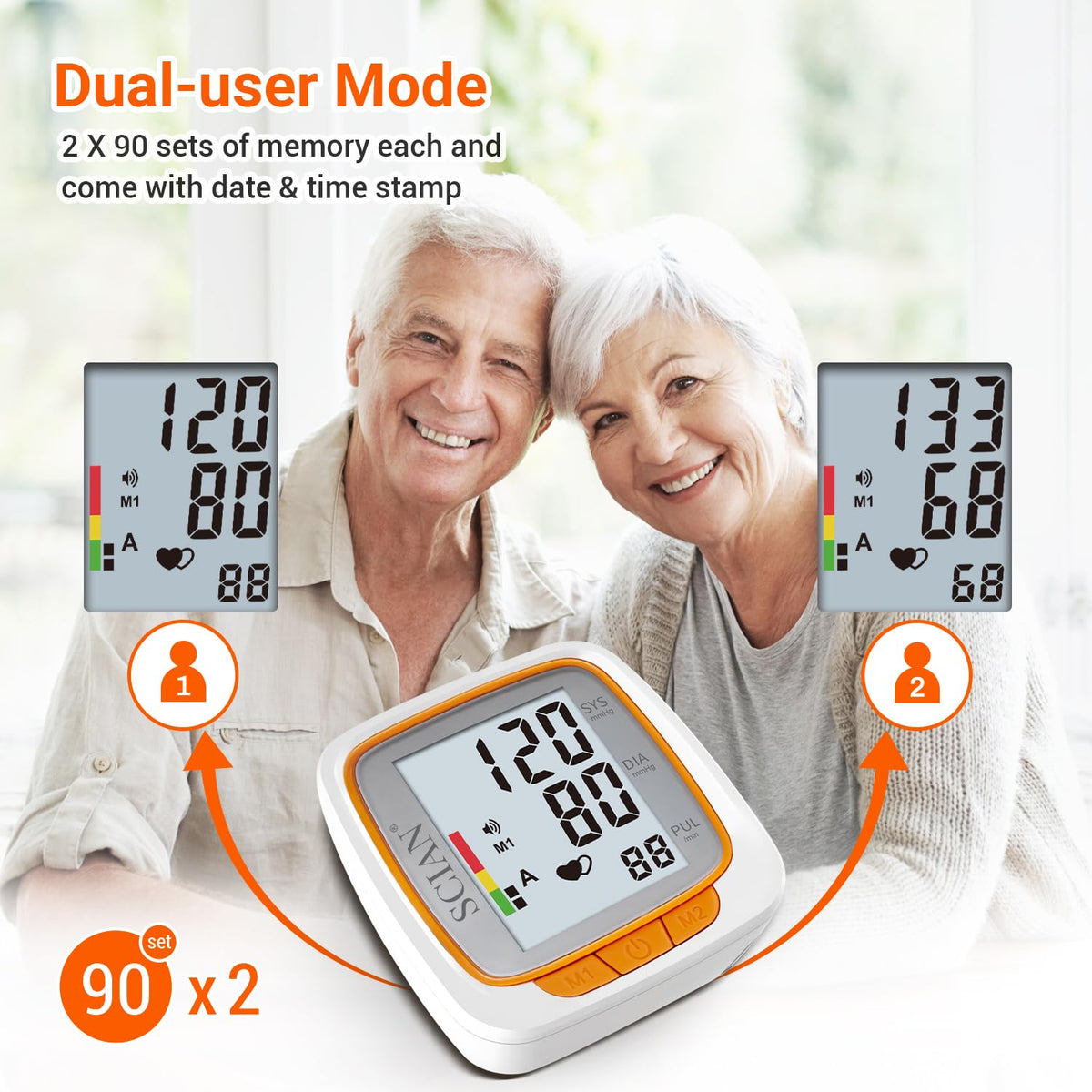 Automatic Wrist Blood Pressure Monitor with Voice Broadcast P980309