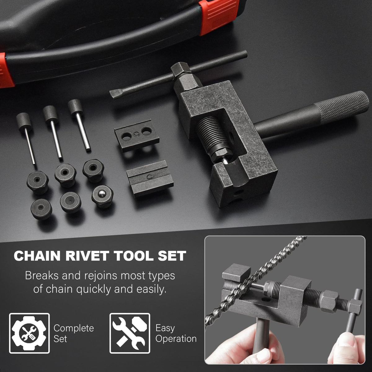 Motorcycle Chain Breaker Rivet Tool Kit C68723