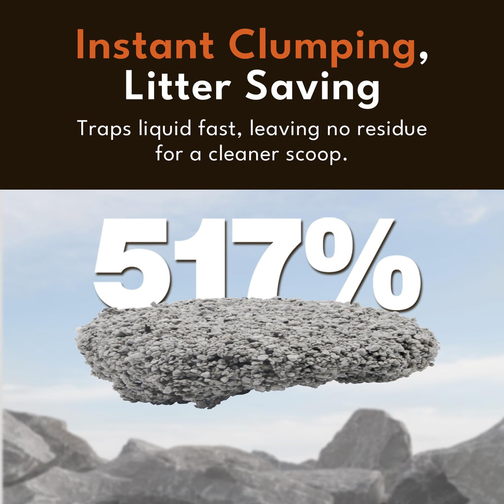 Natural Clay Clumping Cat Litter 24lbs V2578
