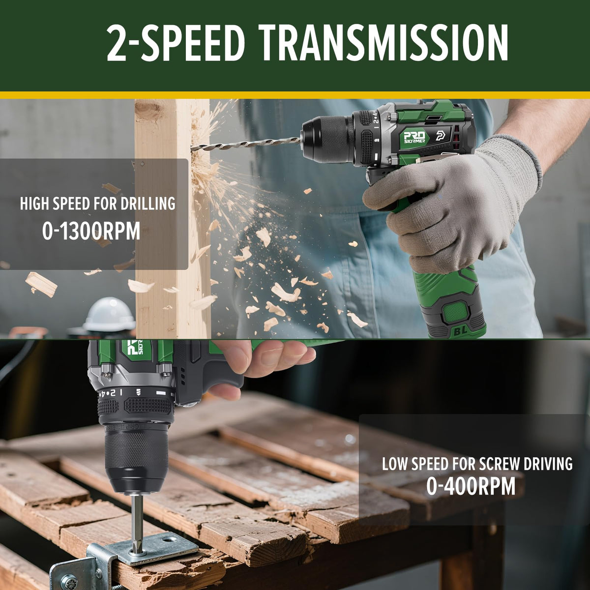 Cordless Drill & Impact Driver Set R3755