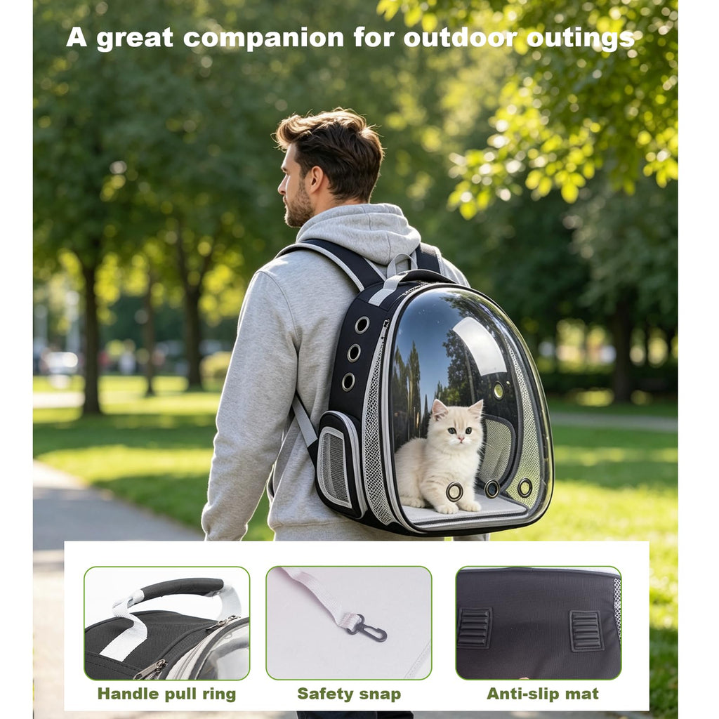 Expandable Pet Backpack Cats Dogs Carrier Bag Y9245
