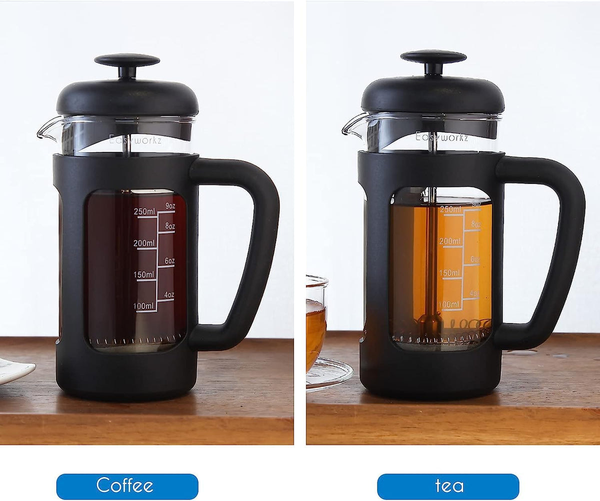 12 oz French Press with Manual Coffee Grinder V14602