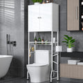 White 2-Door Over The Toilet Storage Cabinet U856134