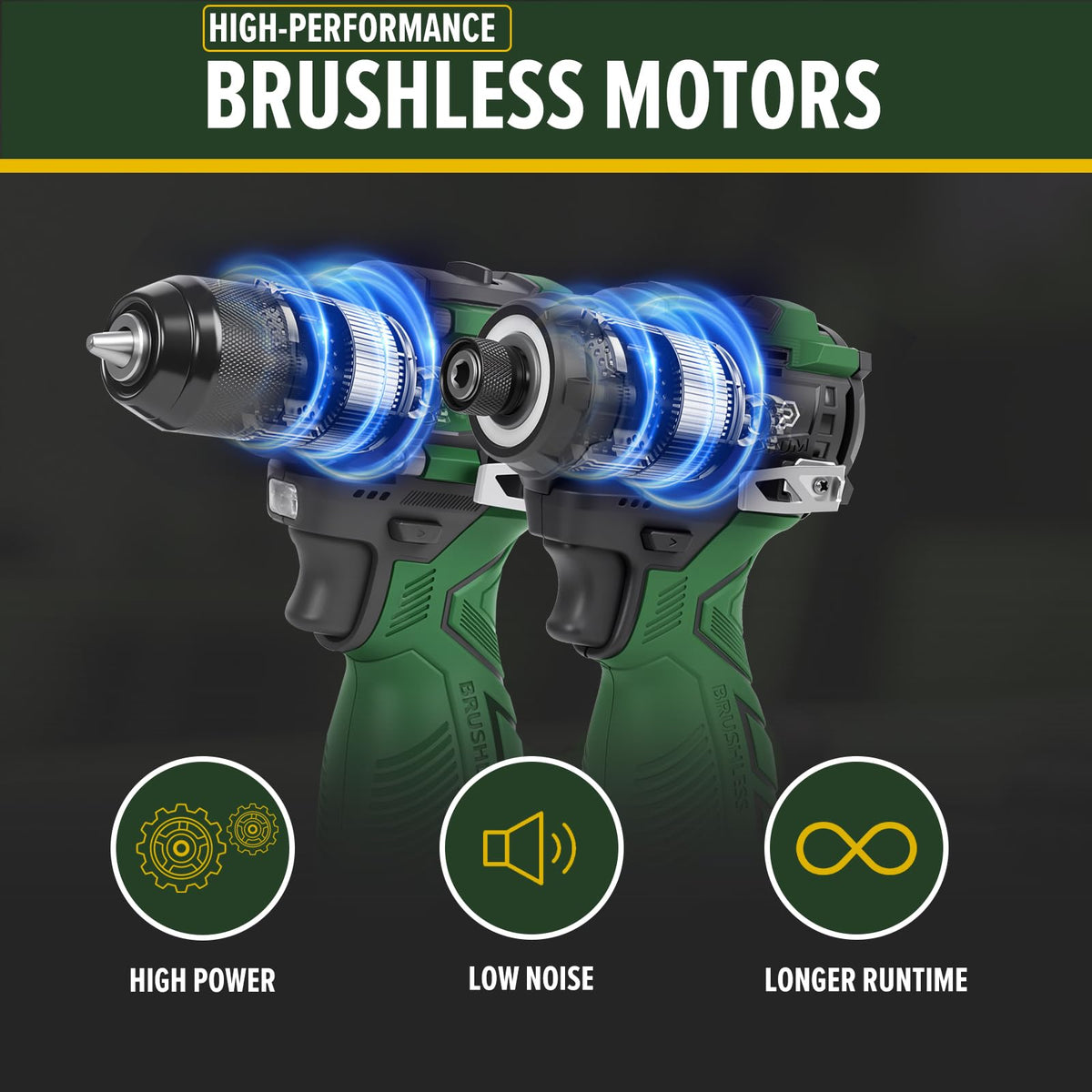Cordless Drill & Impact Driver Set R3755