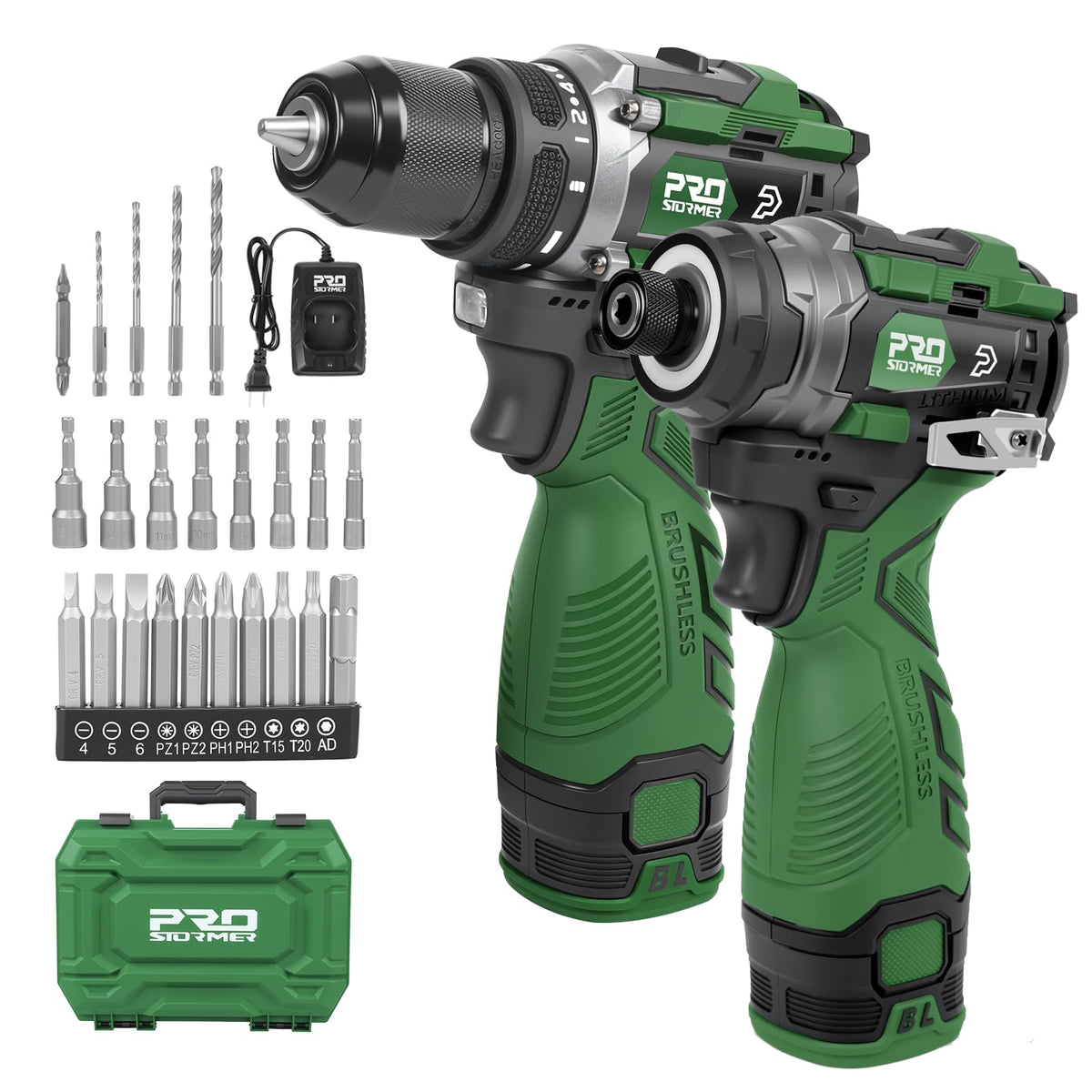 Cordless Drill & Impact Driver Set R3755
