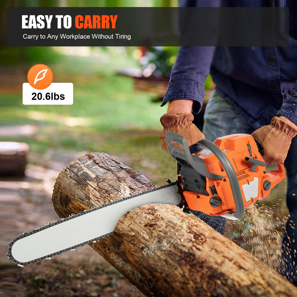 71.8CC 24inch 2-Stroke Gas Chainsaw X436