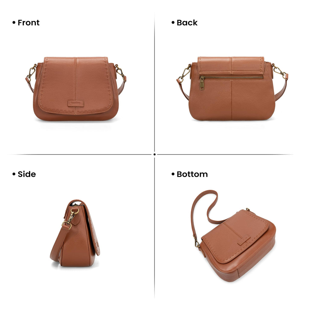 Genuine Leather RFID Blocking Crossbody Bag U380091