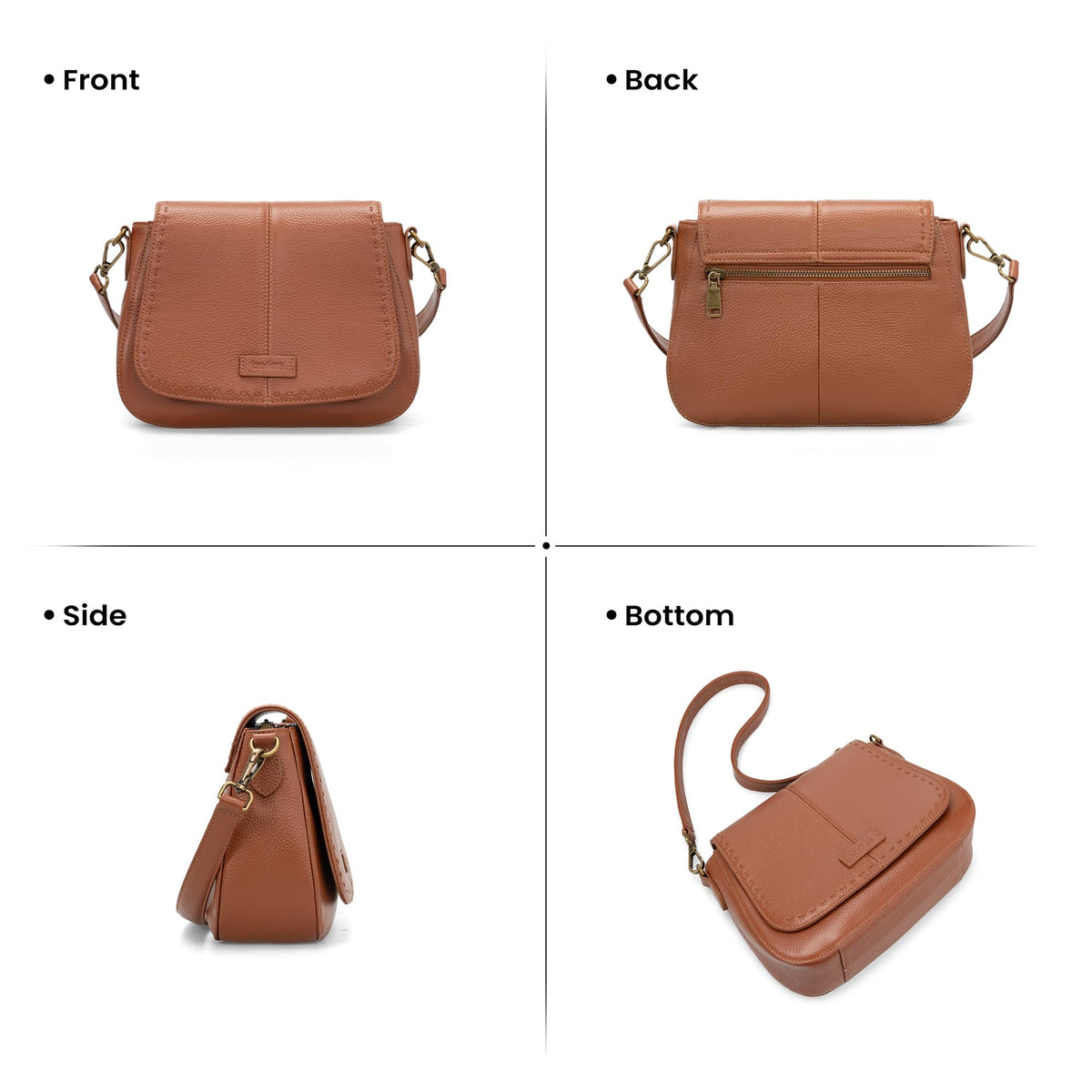 Genuine Leather RFID Blocking Crossbody Bag U380091