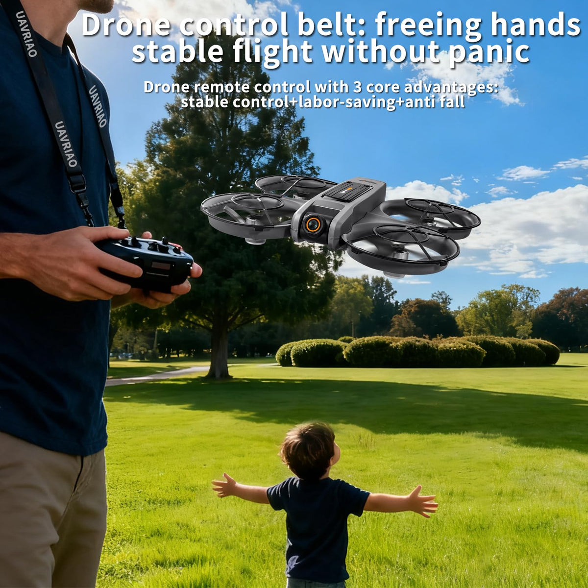 4.5-inch HD Screen Remote Control Drone with 2K Dual Cameras J511565