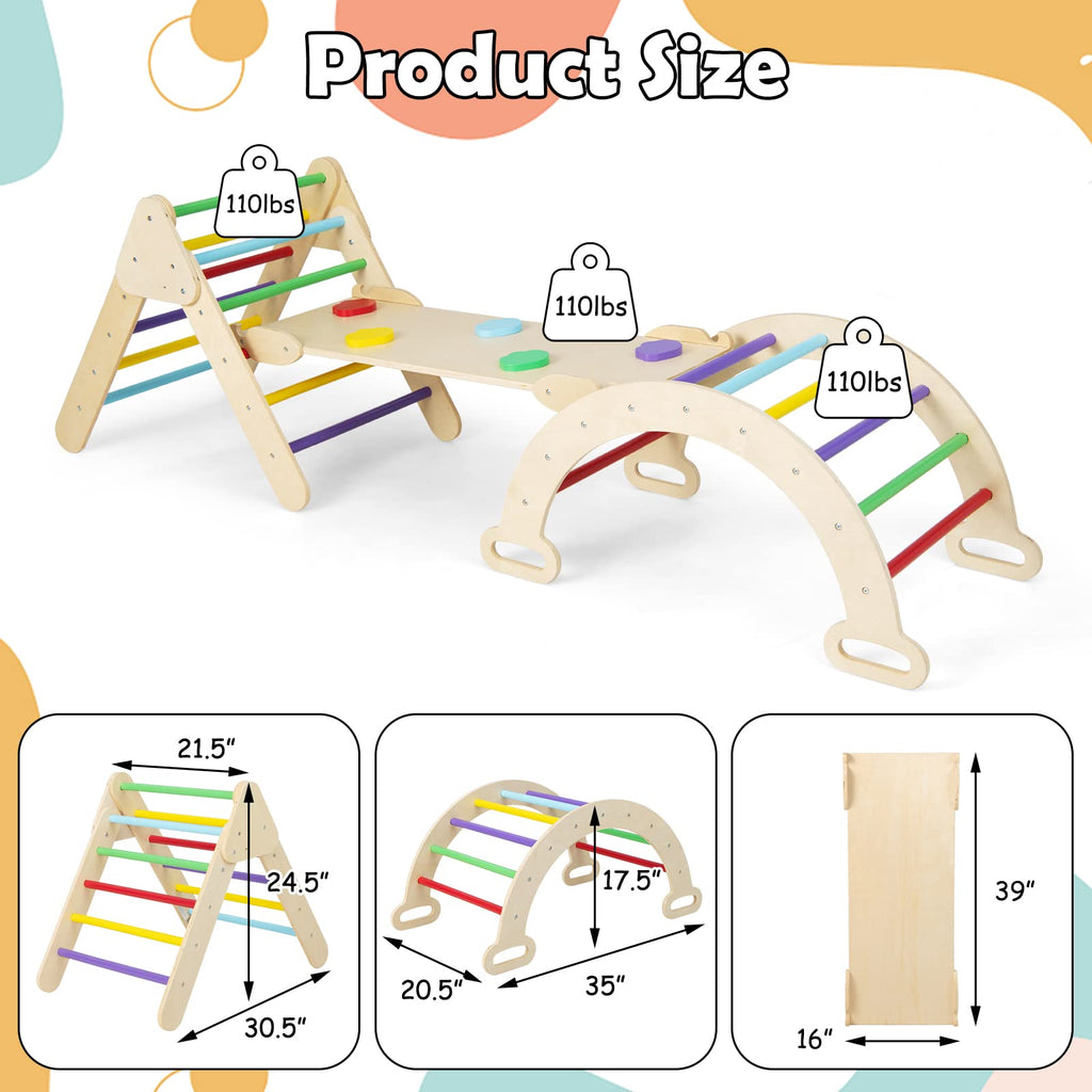7 in 1 Foldable Wood Climbing Toys I788