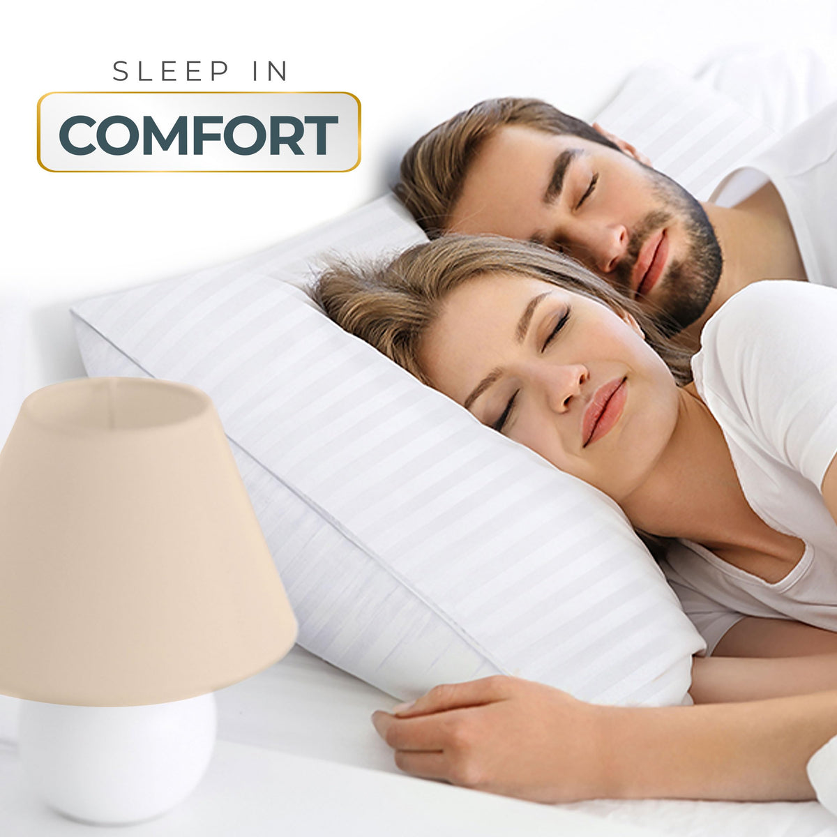Queen Size Set of 2 Bed Pillows I9098