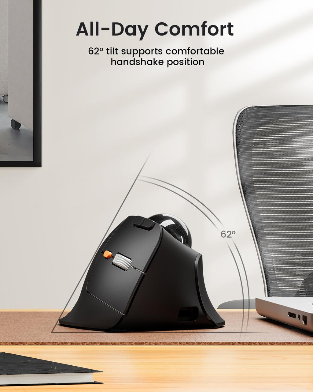 Wireless Vertical Trackball Mouse I786442