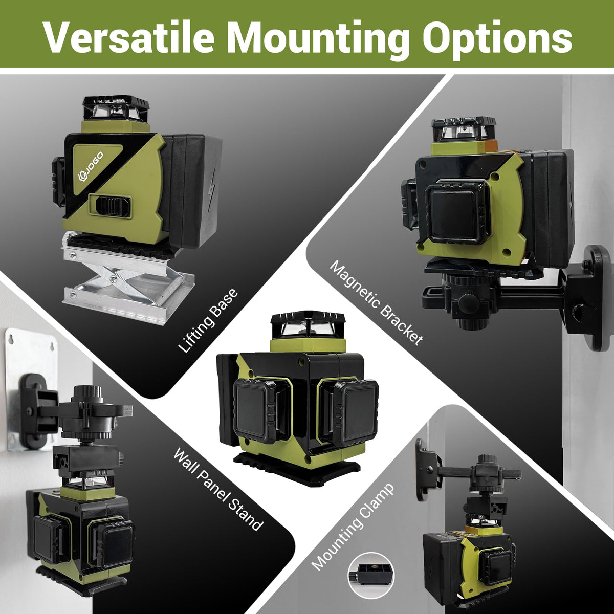 360 Self Leveling Green Laser Level with Magnetic Stand E454319