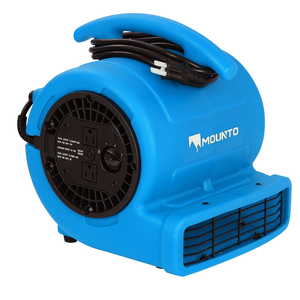 1/4hp 1000CFM 2 Speed Air Mover Floor Fan A887