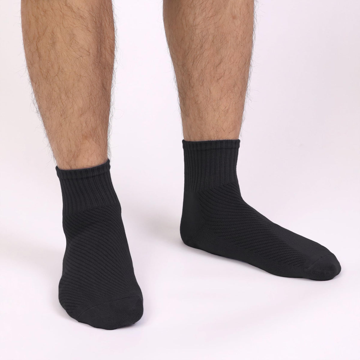 Men’s Bamboo Viscose Above Ankle Thin Breathable Soft Summer Mesh Anti-Odor Casual Dress 5 Pairs C174