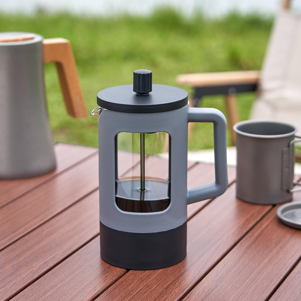 21 oz Heat-resistant Borosilicate Glass French Press Coffee Maker J38059