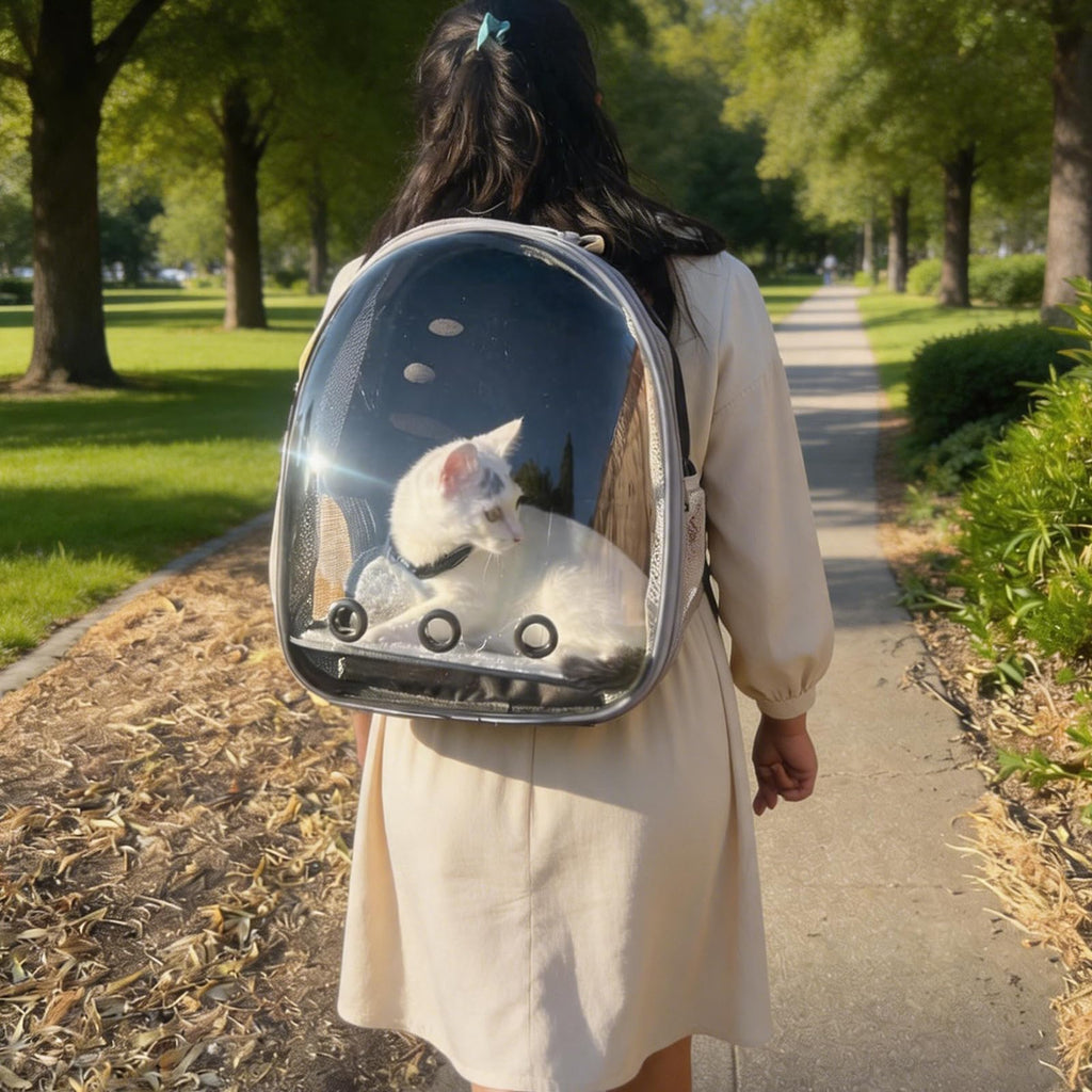 Expandable Pet Backpack Cats Dogs Carrier Bag Y9245