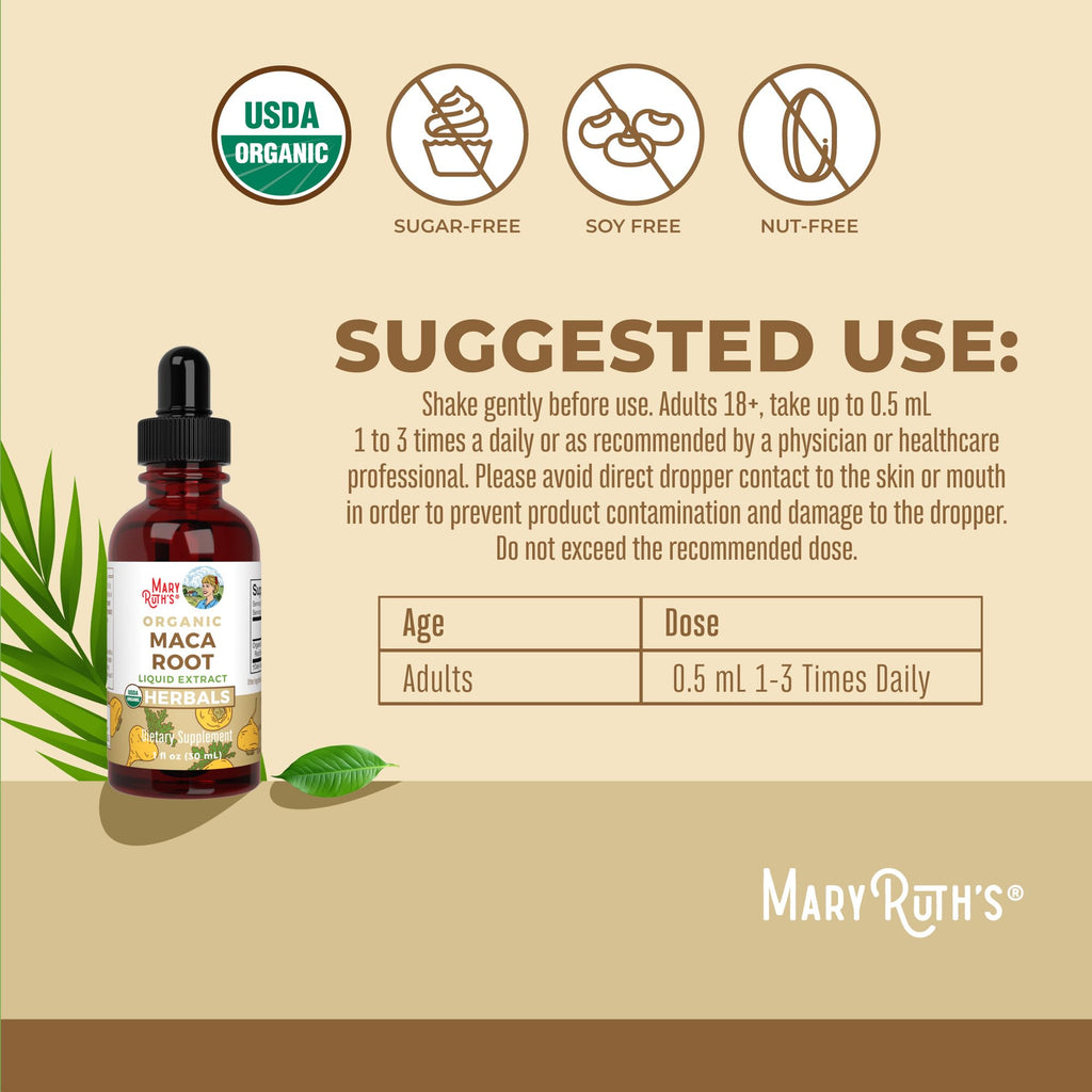 USDA Organic Maca Root Liquid Drops P54755
