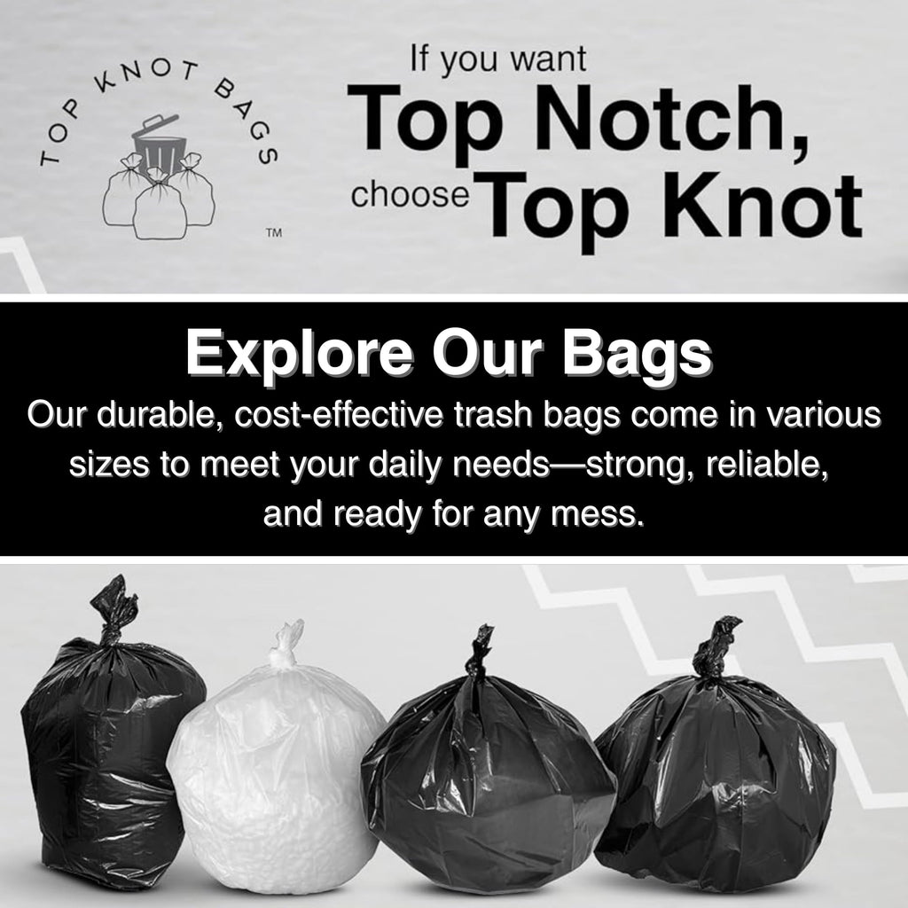 45 Gallon Black 1.5 Mil Trash Bags 100 Count X5269