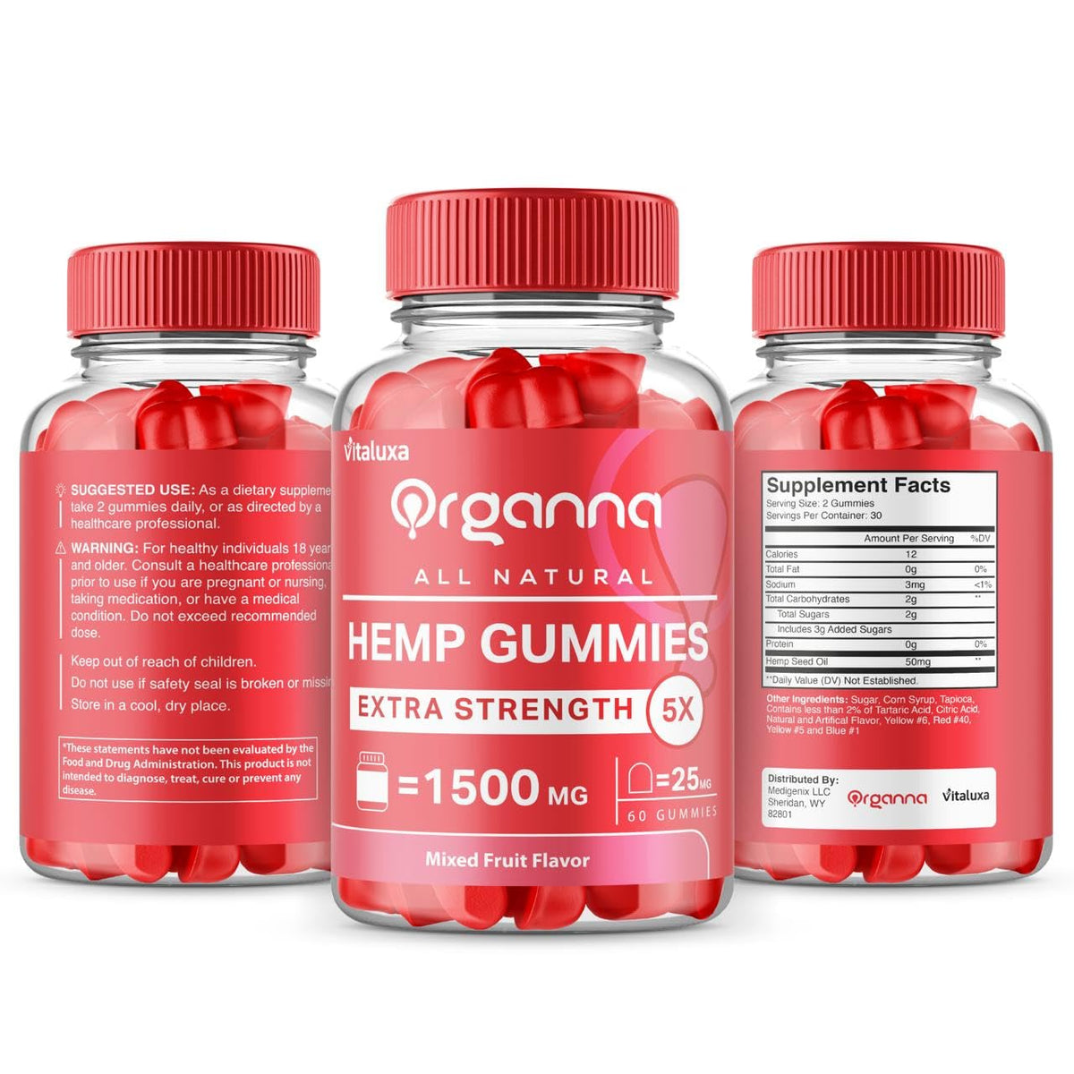 3 Pack Gummy Vitamin 180 Gummies I225651