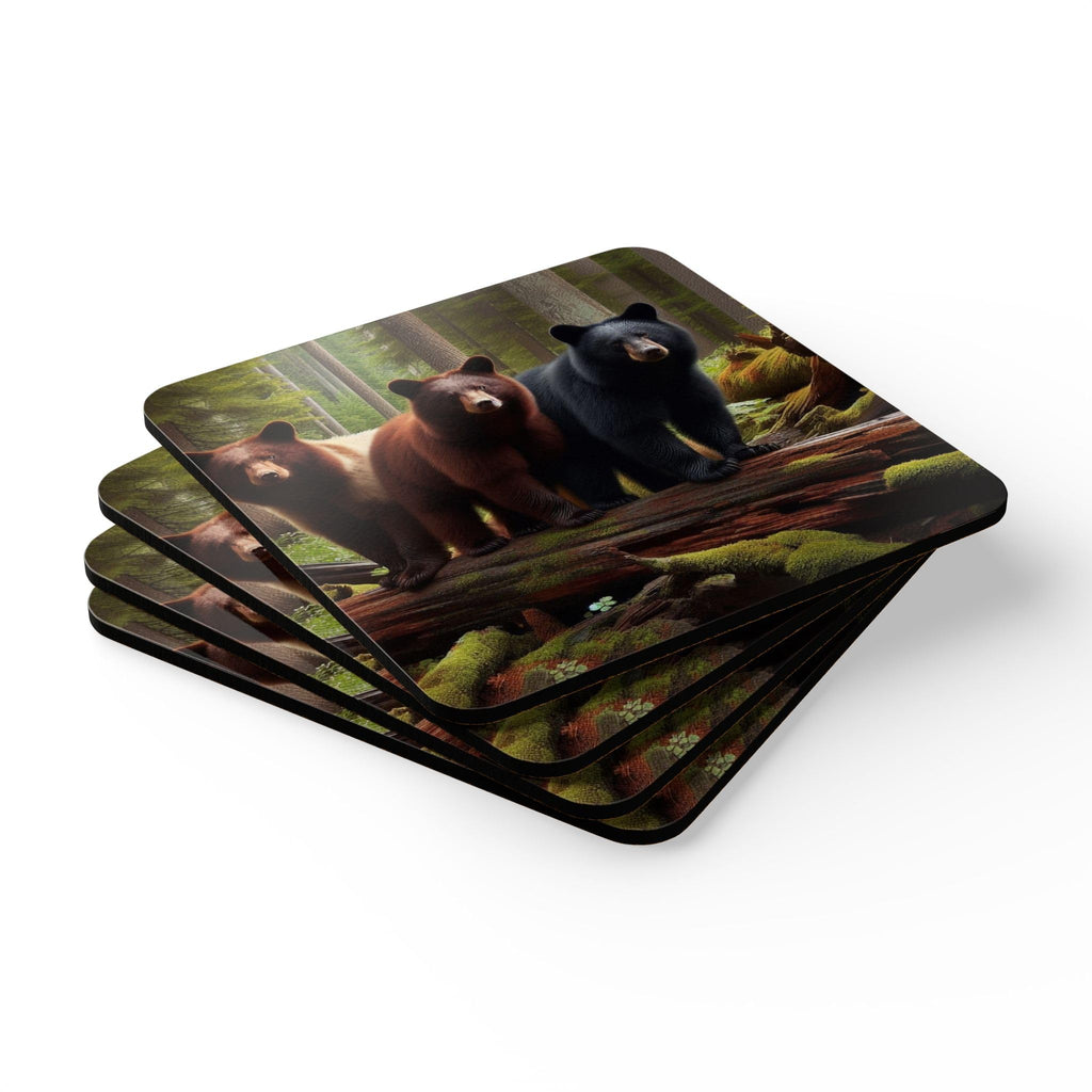 Black Bear Coasters Set of 4 C468