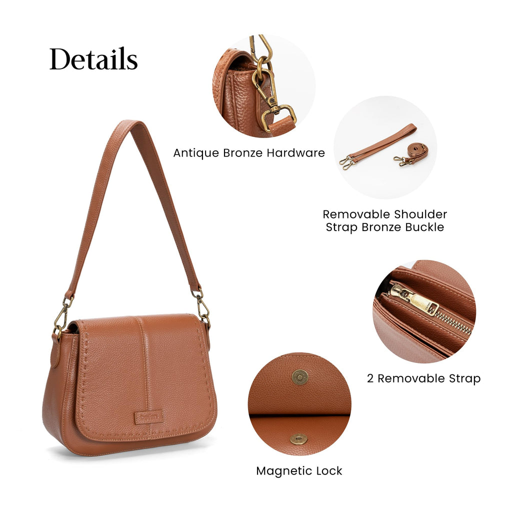 Genuine Leather RFID Blocking Crossbody Bag U380091