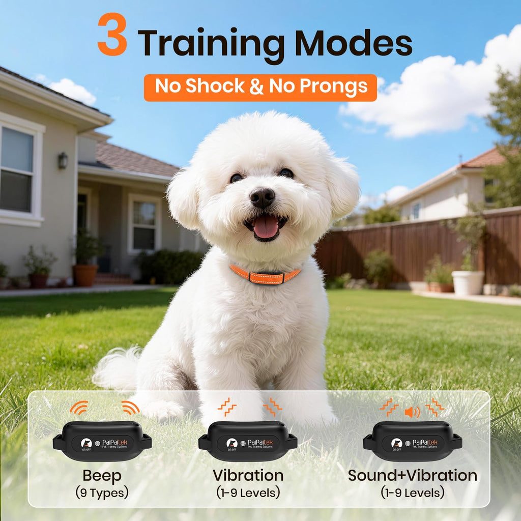 Vibration Collar with Controller for 2 Dogs, 3300ft Waterproof Q16311