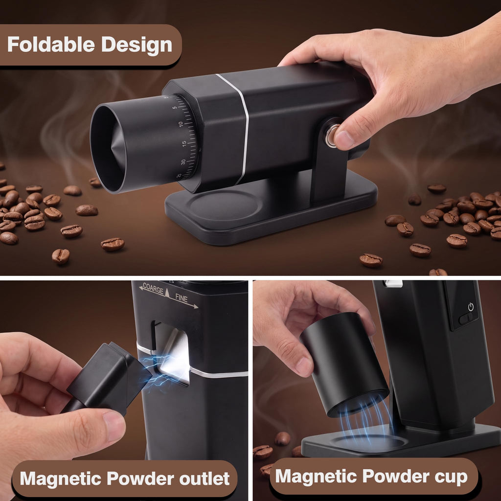 Electric Burr Coffee Grinder with 75 Settings M125