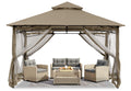 8x8 Gazebo with Mosquito Netting T994