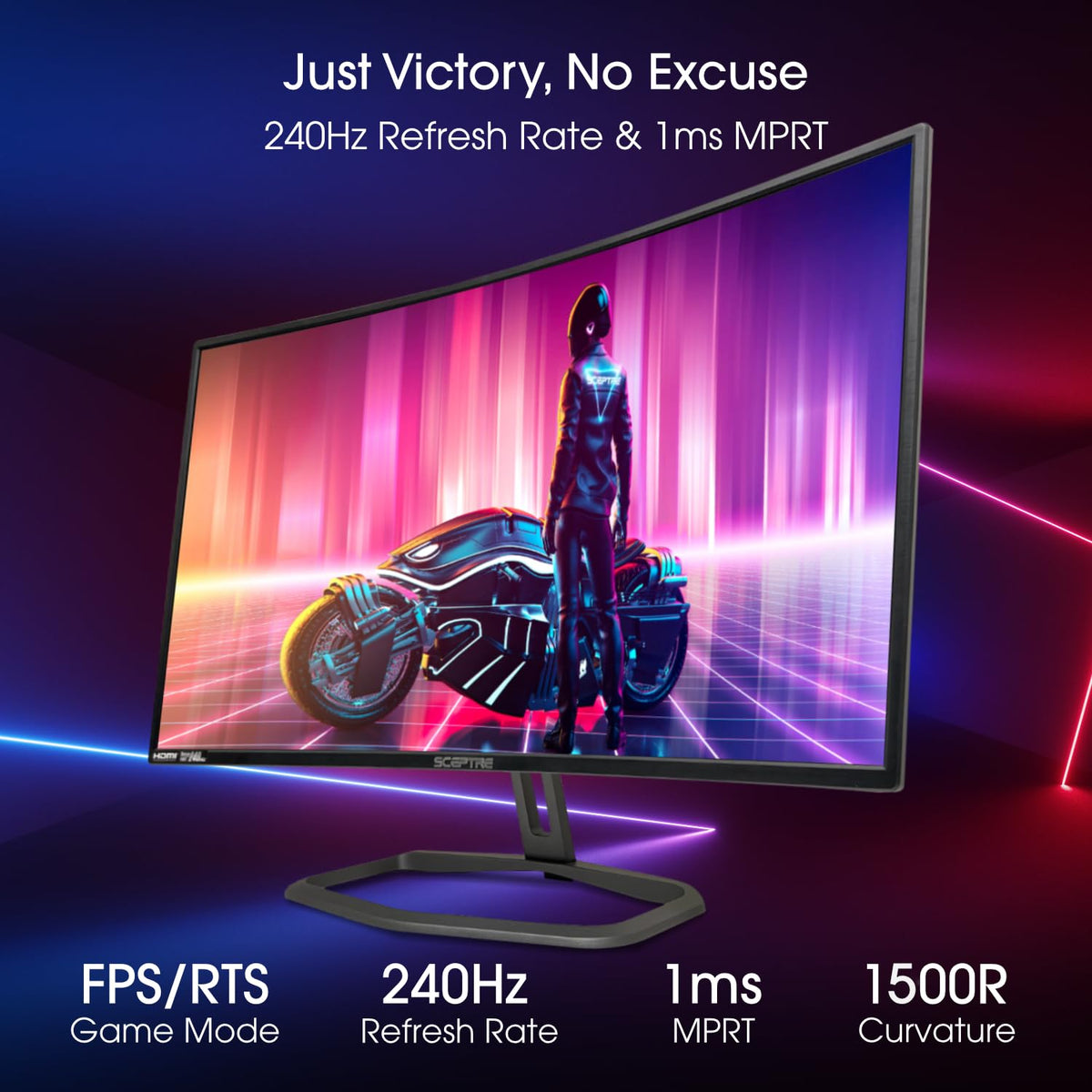 Curved 32-Inch 1080p 240Hz 1ms Gaming Monitor R91743