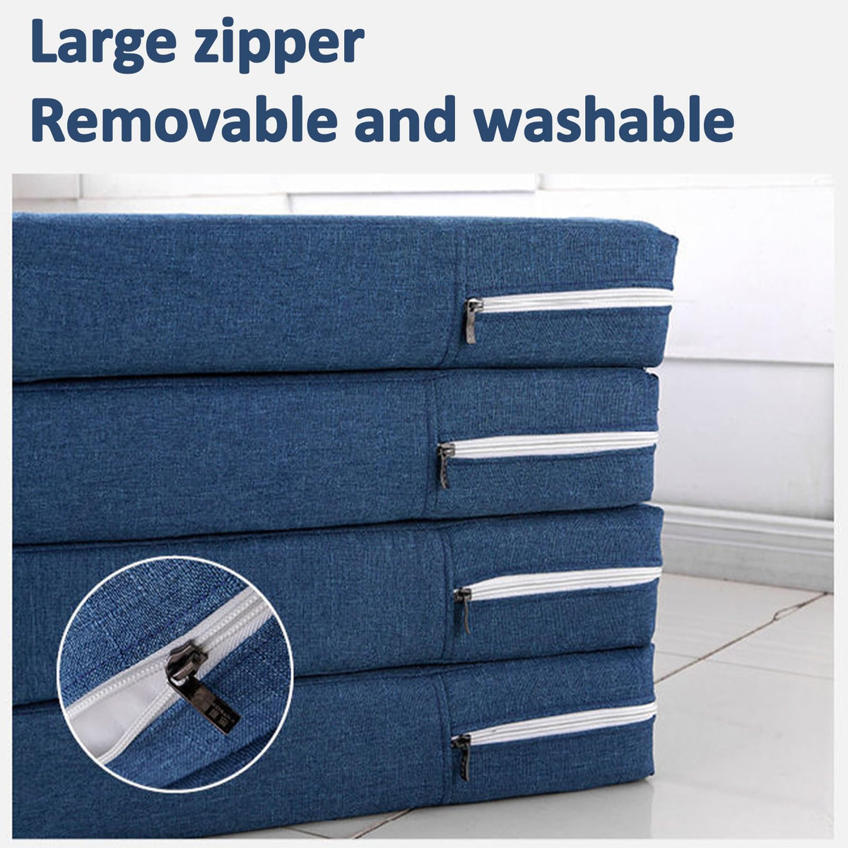Folding Memory Foam Mattress with Washable Fabric Cover Y9608