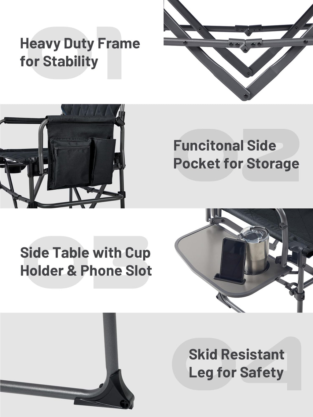 Heavy Duty Camping Chair Q491