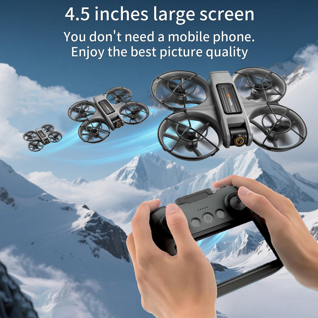 4.5-inch HD Screen Remote Control Drone with 2K Dual Cameras J511565