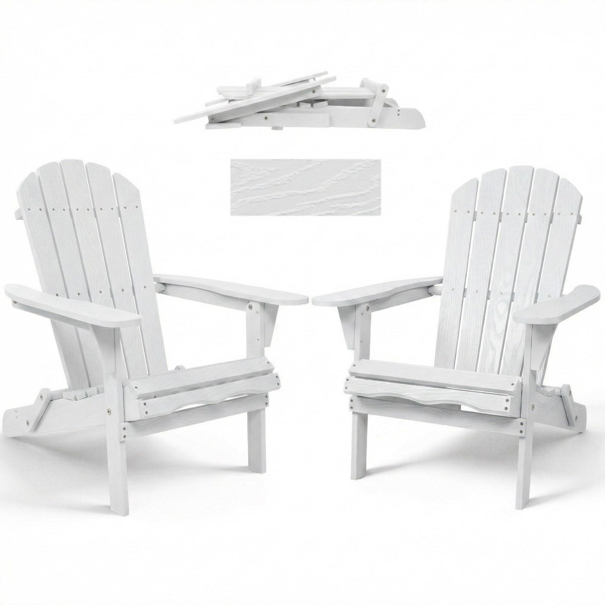 Folding Solid Cedar Wood Outdoor Chair U7659