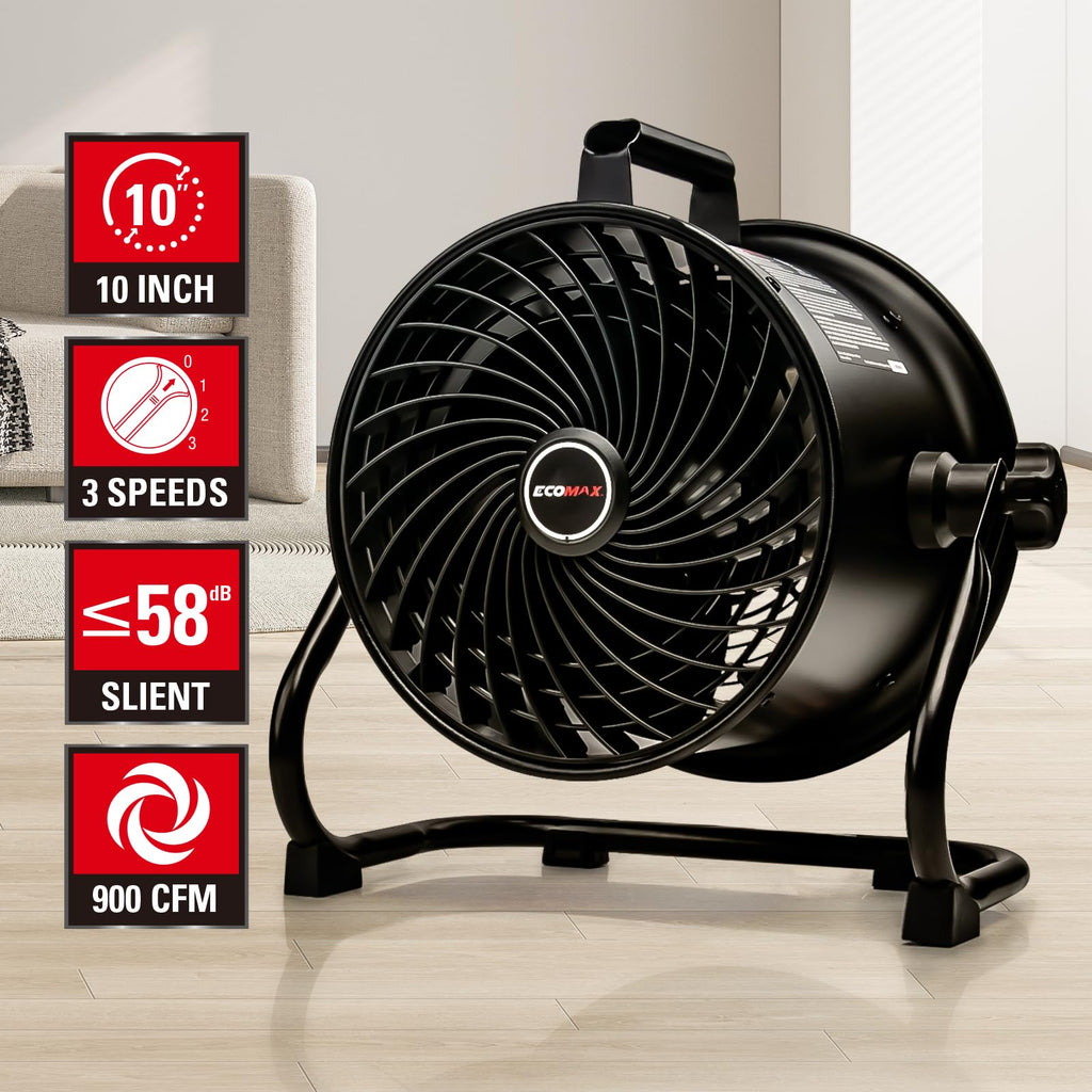 10 Inch High Velocity Drum Fan U8378